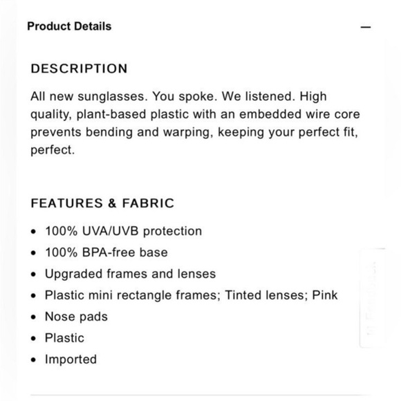 Express mini rectangle frame sunglasses - Picture 5 of 7